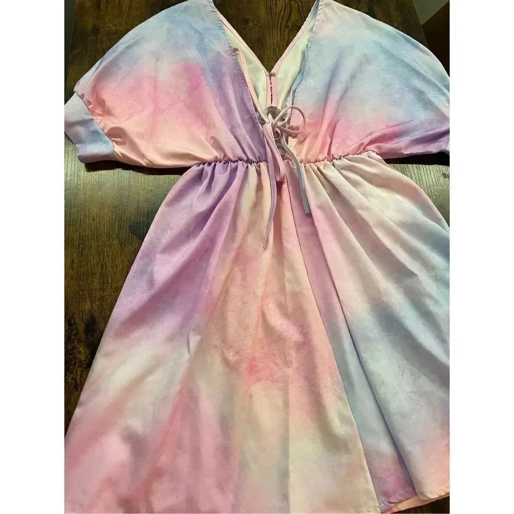 Soft Multi-Color Tunic Dress - Picture 12 of 12